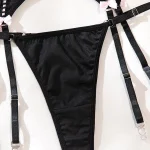 teddy-lingerie-cute-bownot-black-set-8 lingerie teddy