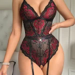 teddy-lingerie-floral-crotchless-bodysuit-4 teddy lingeries store