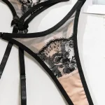 teddy-lingerie-floral-mesh-set-10 sexy teddy lingerie