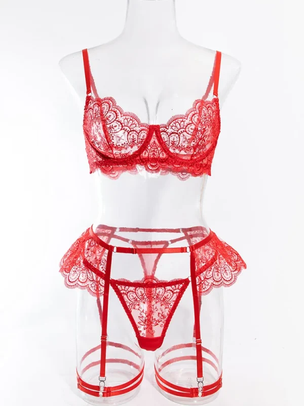 teddy-lingerie-hot-embroidered-4-piece-set-6 lingerie teddy