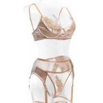 teddy-lingerie-mesh-embroidery-set-9 sexy teddy lingerie