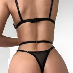 teddy-lingerie-simple-mesh-chain-set-3 lingerie teddy