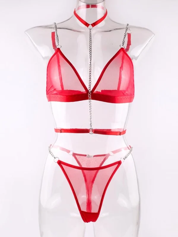 teddy-lingerie-simple-mesh-chain-set-7 lingerie teddy