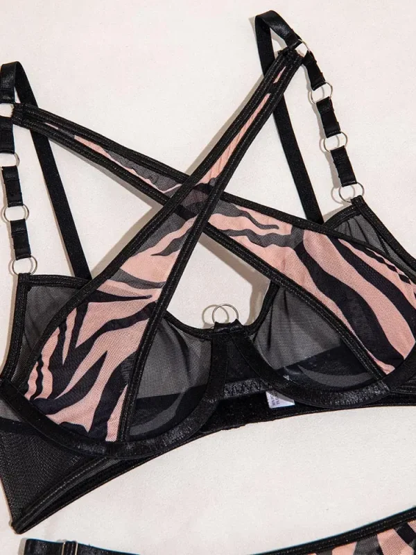 teddy-lingerie-zebra-texture-set-5 lingerie teddy