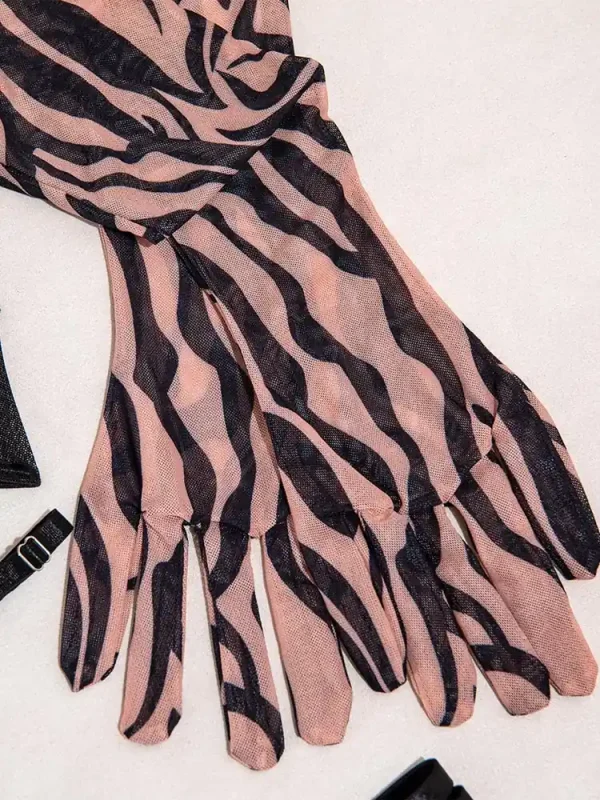 teddy-lingerie-zebra-texture-set-7 lingerie teddy