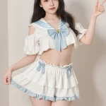 youthful-cosplay-cute-white-jk-suit-1 sexy student palying