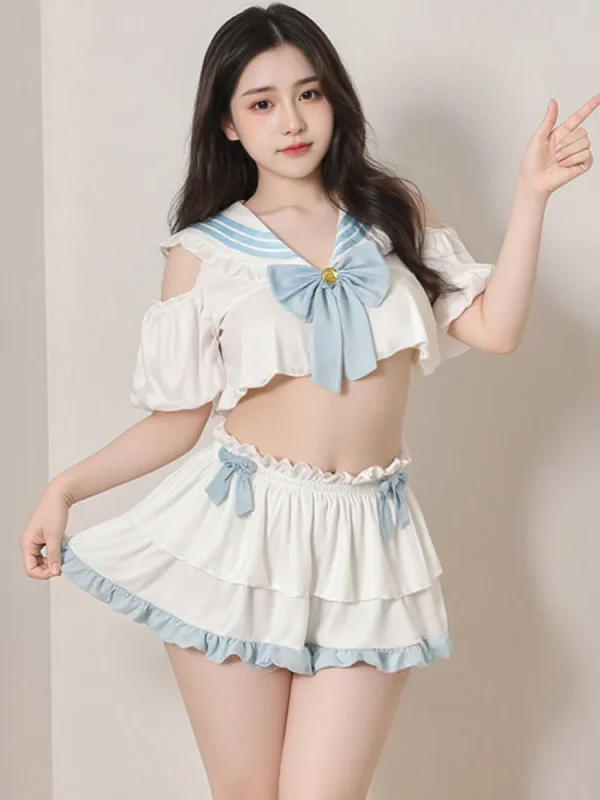 youthful-cosplay-cute-white-jk-suit-1 sexy student palying