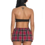 youthful-cosplay-split-plaid-suit-1 sexy student palying