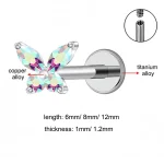 zirconia-butterfly-lip-stud-7 body piercing jewellery