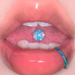 Body-Jewellery-Blue-Acrylic-Tongue-Stud-2 tongue piercing studs