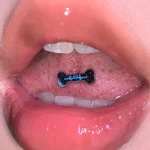 Body-Jewellery-Bone-Shape-Stone-Tongue-Stud-4 piercing jewellery