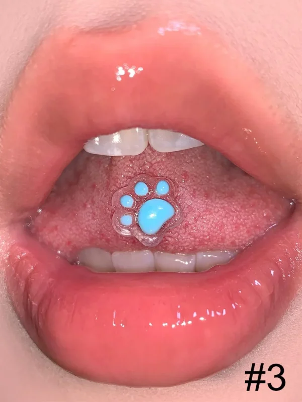Body-Jewellery-Cat-Claw-Tongue-Stud-4 tongue piercing studs