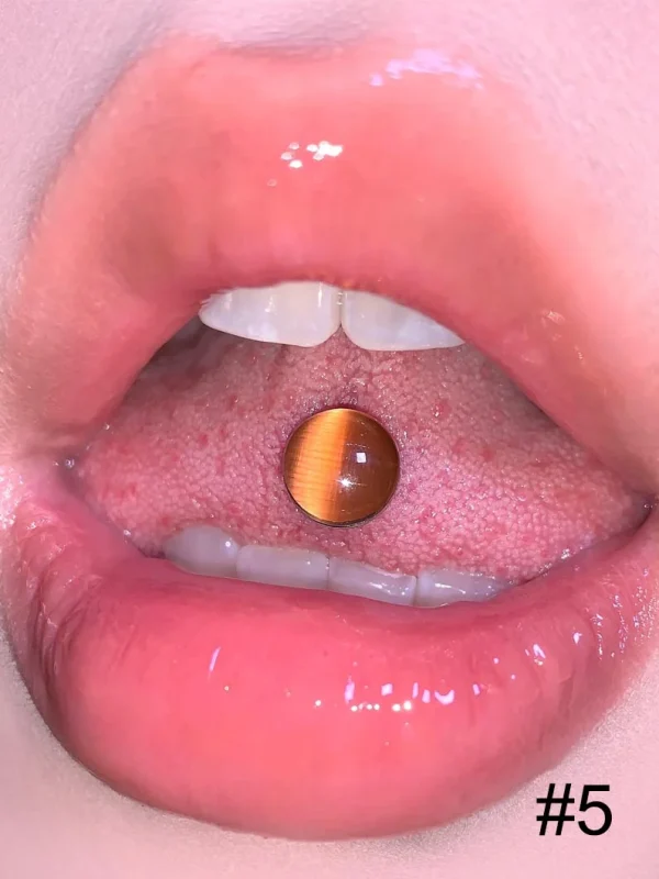 Body-Jewellery-Cat-Eye-Stone-Tongue-Stud-6 body piercing jewellery
