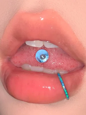 Body-Jewellery-Colorful-Acrylic-Tongue-Stud-1 tongue piercing studs