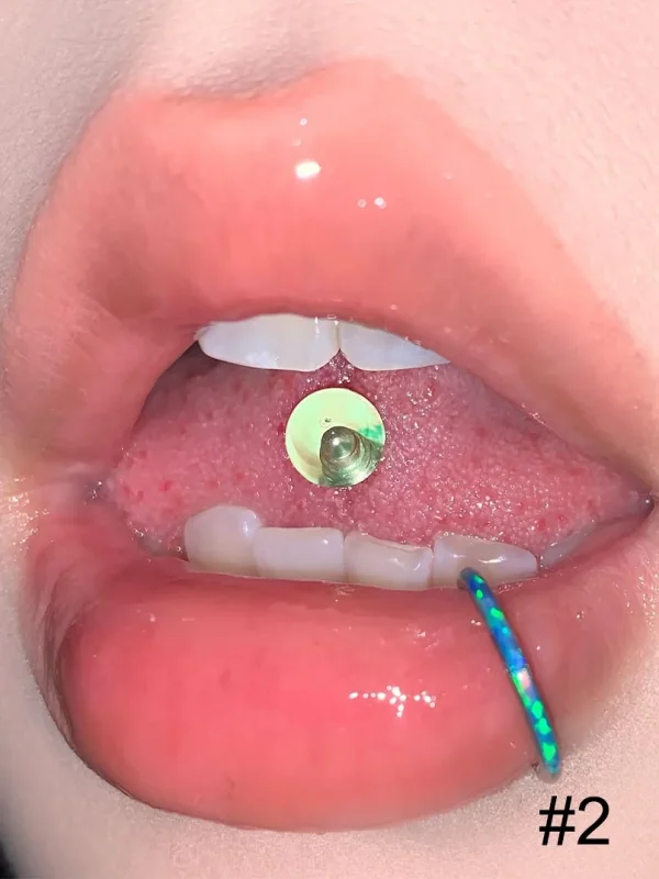 Body-Jewellery-Colorful-Acrylic-Tongue-Stud-3 tongue piercing studs
