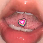 Body-Jewellery-Colorful-Heart-Tongue-Stud-1 tongue piercing studs
