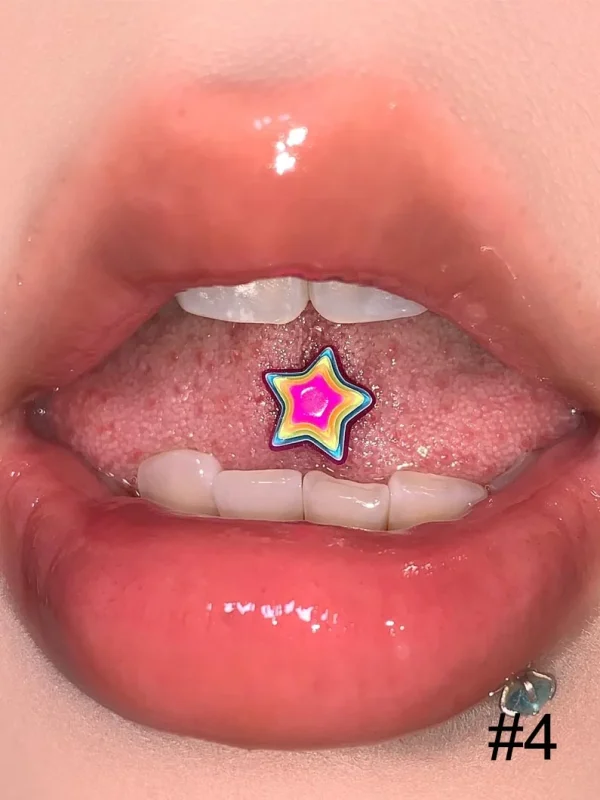 Body-Jewellery-Dopamine-Star-Tongue-Stud-5 tongue piercing studs