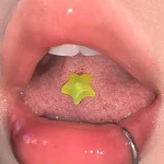 Body-Jewellery-Luminous-Star-Tongue-Stud-5 tongue piercing studs