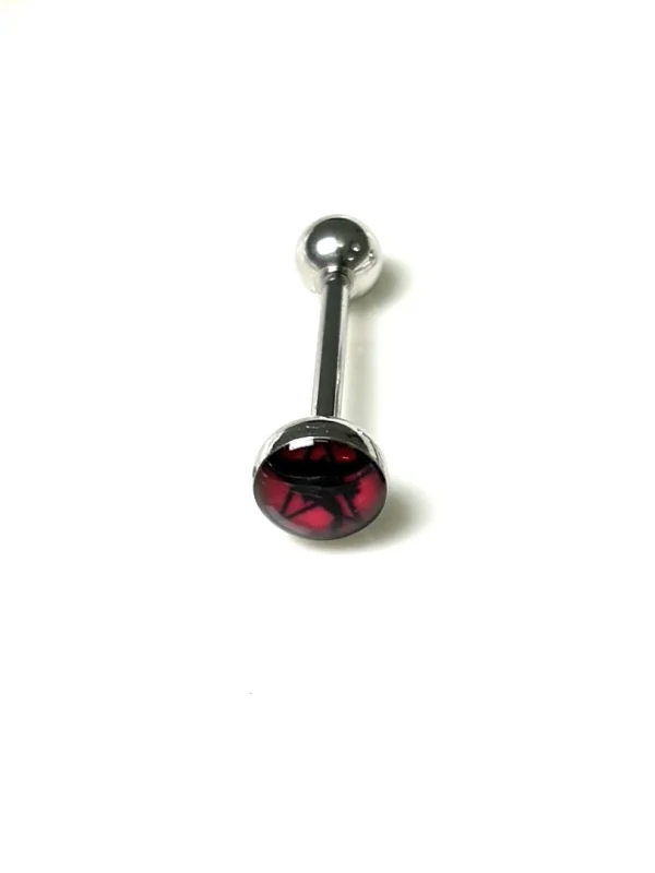 Body-Jewellery-Red-Star-Tongue-Stud-4 tongue piercing studs