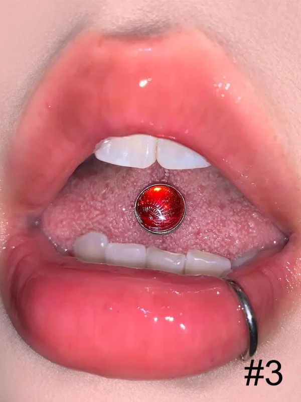 Body-Jewellery-Shell-Tongue-Stud-4 tongue piercing studs