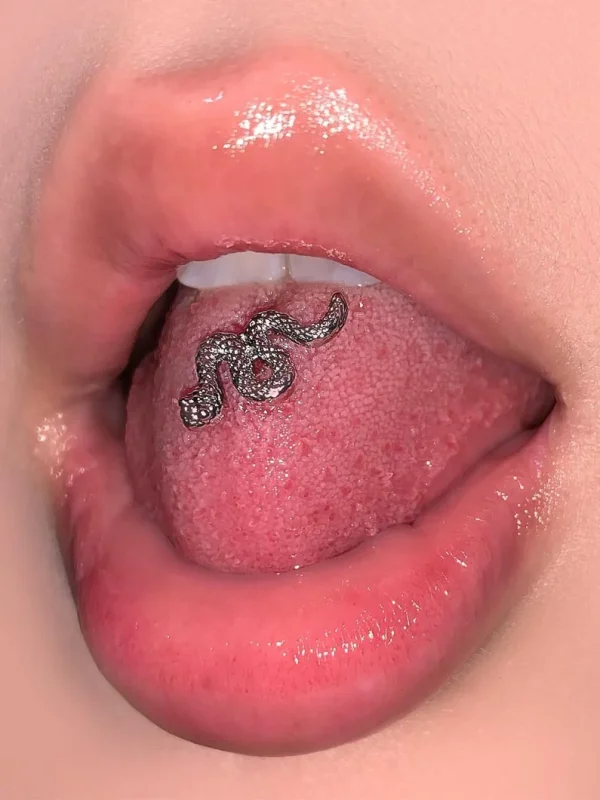 Body-Jewellery-Snake-Tongue-Stud-2 tongue piercing studs