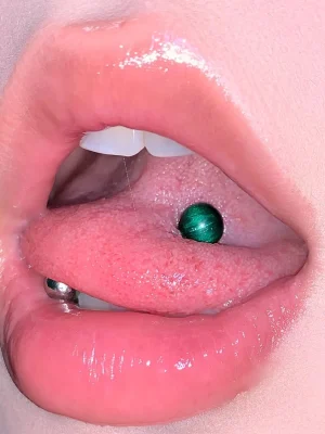 Body-Jewellery-Vintage-Acrylic-Tongue-Stud-1 body piercing jewellery