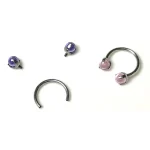 Piercing-Crystal-Diamond-Ball-Lip-Stud-7 lip piercing rings