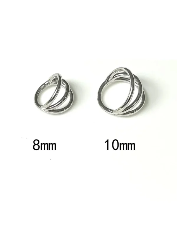 Piercing-Jewellery-3-Circles-Lip-Stud-3 lip piercing rings