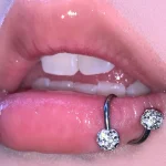 Piercing-Jewellery-Diamond-Ball-Lip-Stud-3 lip piercing rings