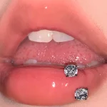 Piercing-Jewellery-Shine-Zircon-Lip-Stud-3 lip piercing rings