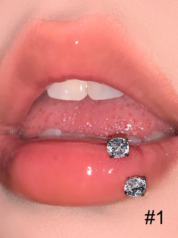 Piercing-Jewellery-Shine-Zircon-Lip-Stud-3 lip piercing rings