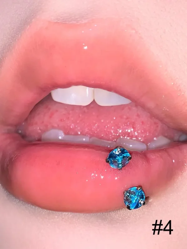 Piercing-Jewellery-Shine-Zircon-Lip-Stud-5 lip piercing rings