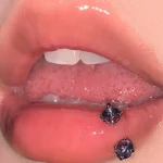 Piercing-Jewellery-Shine-Zircon-Lip-Stud-6 lip piercing rings