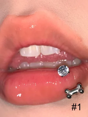 lip piercing rings