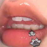 Piercing-Jewellery-Zircon-Claw-Lip-Stud-2 lip piercing rings