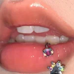 Piercing-Jewellery-Zircon-Claw-Lip-Stud-3 lip piercing rings