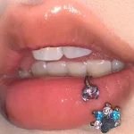 Piercing-Jewellery-Zircon-Claw-Lip-Stud-4 lip piercing rings