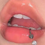 Piercing-Jewellery-Zircon-Heart-Lip-Stud-1 lip piercing rings
