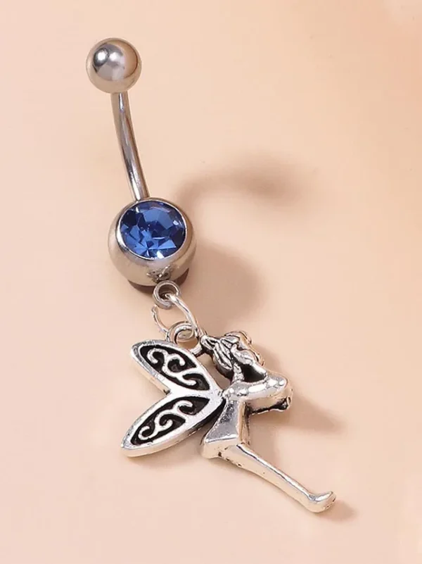 belly-button-piercing-ring-angle-girl-body-jewelry-4 belly button jewellery