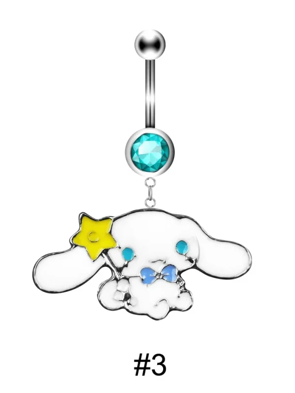 belly-button-piercing-ring-anime-collection-body-jewelry-4 belly button jewellery