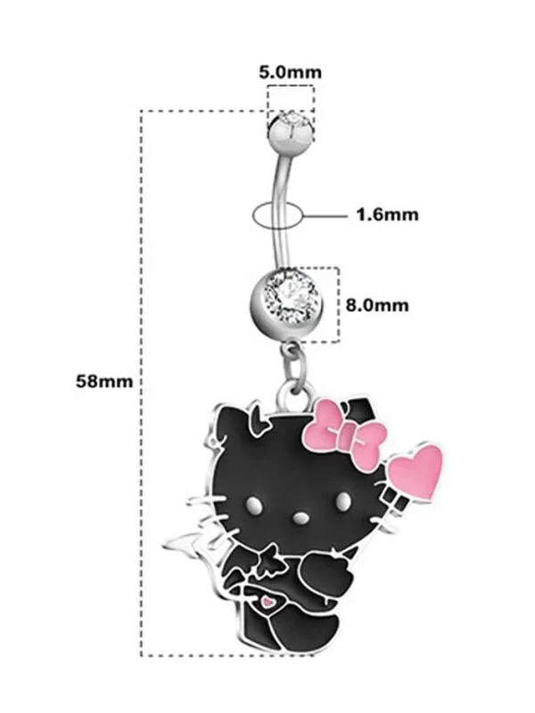 belly-button-piercing-ring-anime-collection-body-jewelry-6 belly button jewellery