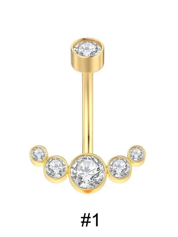 belly-button-piercing-ring-arc-zircons-body-jewelry-2 belly button jewellery