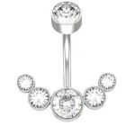 belly-button-piercing-ring-arc-zircons-body-jewelry-4 belly button jewellery