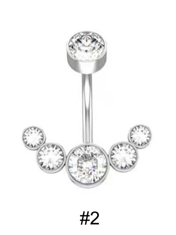 belly-button-piercing-ring-arc-zircons-body-jewelry-4 belly button jewellery