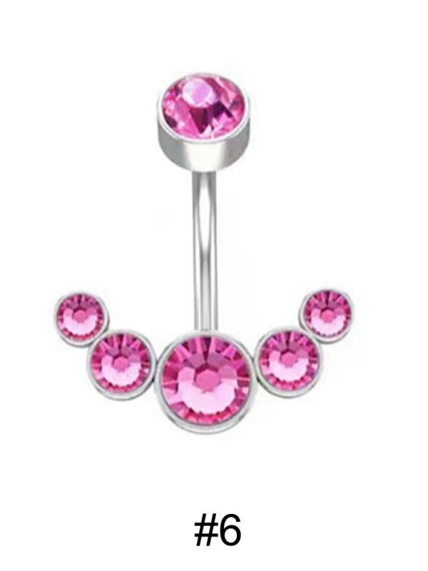 belly-button-piercing-ring-arc-zircons-body-jewelry-8 belly button jewellery