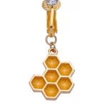 belly-button-piercing-ring-cute-bee-body-jewelry-5 belly button jewellery