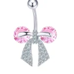 belly-button-piercing-ring-cute-bow-body-jewelry-1 belly button jewellery