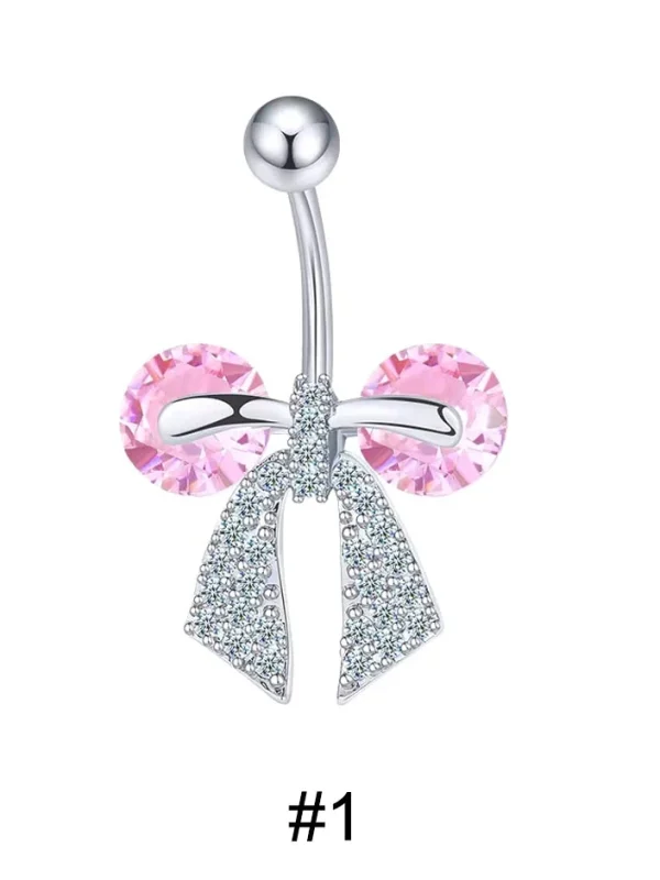 belly-button-piercing-ring-cute-bow-body-jewelry-2 belly button jewellery