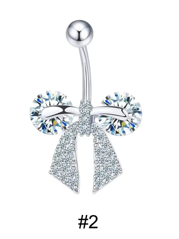 belly-button-piercing-ring-cute-bow-body-jewelry-3 belly button jewellery