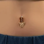 belly-button-piercing-ring-cute-butterfly-body-jewelry-1 belly button jewellery